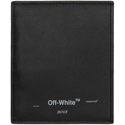 Off-white Logo Printed Cardholder In Black