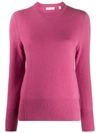 Equipment Sanni Slim-fit Cashmere Jumper In Dark Pink