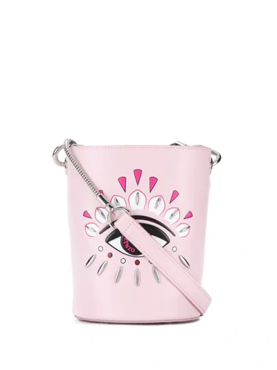 Kenzo Kontact Eye Mini Bucket Bag In Pink In 33 Pink