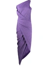 Vivienne Westwood Anglomania Vian One-shoulder Dress In Lilac In Purple