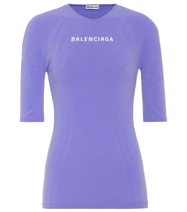 balenciaga purple t shirt