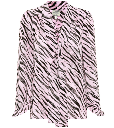 Baum Und Pferdgarten Malia Tiger-printed Blouse In Pink