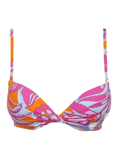 Emilio Pucci Bra In Fuxia Azzurro