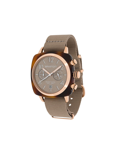 Briston Watches Clubmaster Classic Chrono 40mm In Neutrals