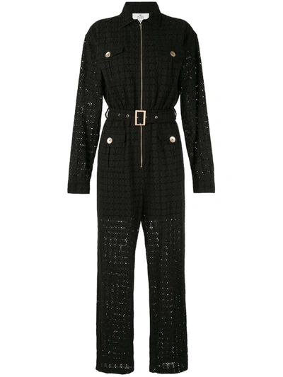 We Are Kindred Vienna Embroidered Jumpsuit In Black