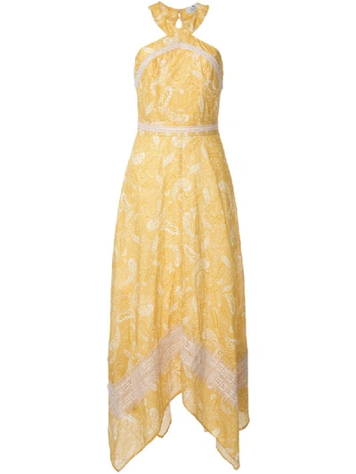 We Are Kindred Sorrento Halter Neck Dress In Yellow