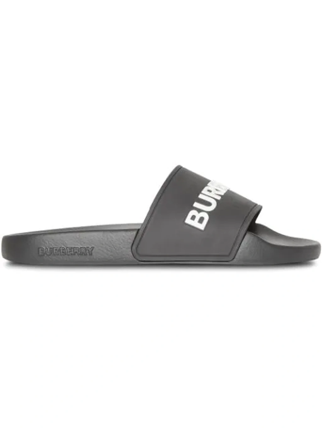 Burberry Kingdom Print Slides In Black | ModeSens
