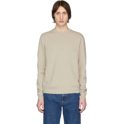 Norse Projects Off-white Wool Sigfred Sweater In 2064 Oatme