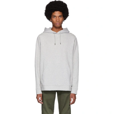 Norse Projects Grey Vagn Hoodie In 1026 Lt Gry