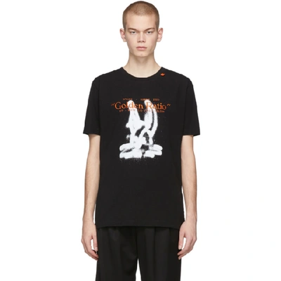 Off-white Off White Cartoon T-shirt In Black