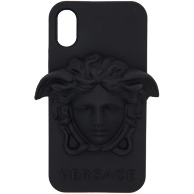 Versace Black Medusa Iphone X Case In D41 Black