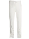 Ermanno Scervino Lace Hem Cropped Trousers In White