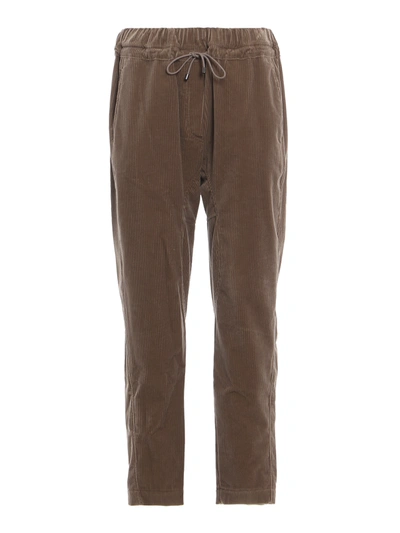 Brunello Cucinelli Nut Corduroy Baggy Jogger Trousers In Light Brown