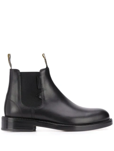 Lanvin Ankle Boots In Black Leather