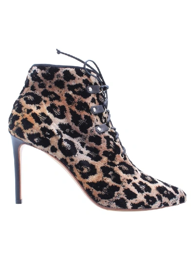 Francesco Russo Leather Boots In Leo