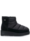 Ugg Quilted Ankle Boots In Nero