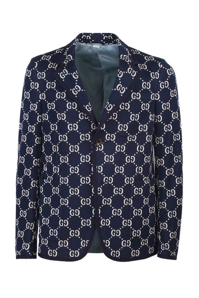Gucci Jacket In Blu
