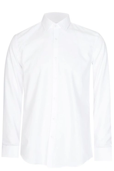 Hugo Boss Jacques Slim Fit Cotton Shirt White