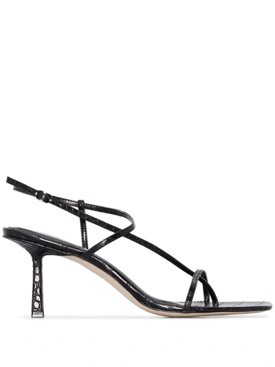 Studio Amelia 2.4 75mm Thong-strap Sandals In Black