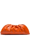 Studio Amelia Midi Drawstring Bag In Orange