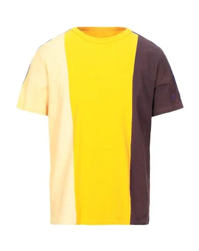 Champion T-shirts In Yellow