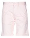 Sun 68 Man Shorts & Bermuda Shorts Pink Size 31 Cotton, Elastane