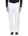 Jeckerson Streatch Cotton Pants In White