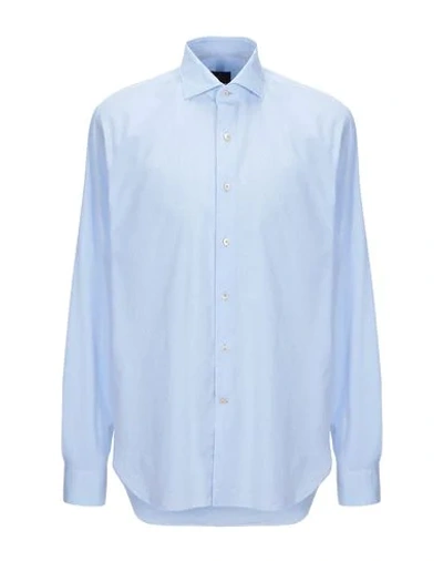 Alessandro Gherardi Solid Color Shirt In Blue