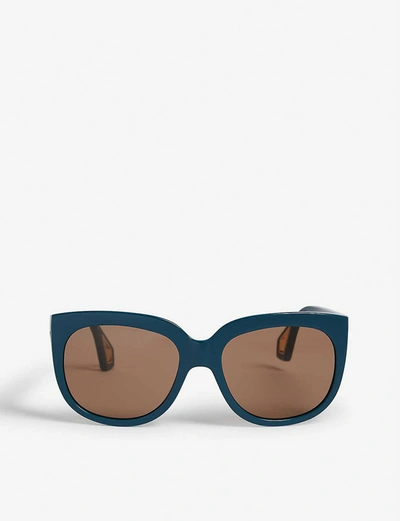 Gucci Womens N Cat Eye Sunglasses