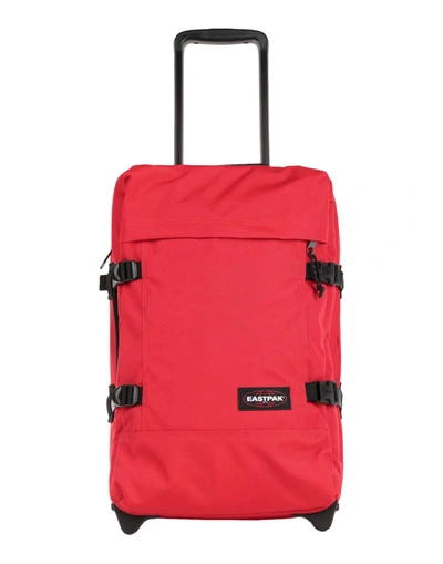 Eastpak Wheeled Luggage In Red
