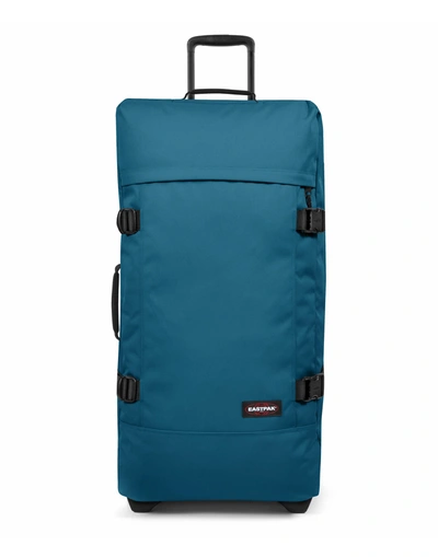 Eastpak Wheeled Luggage In Turquoise