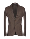 Paoloni Suit Jackets In Light Brown