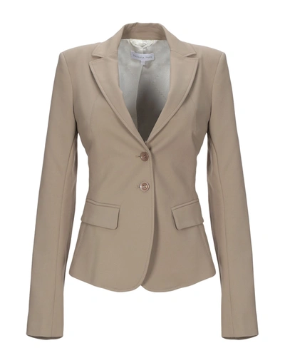 Patrizia Pepe Suit Jackets In Khaki