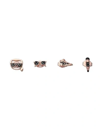 Karl Lagerfeld Earrings In Orange