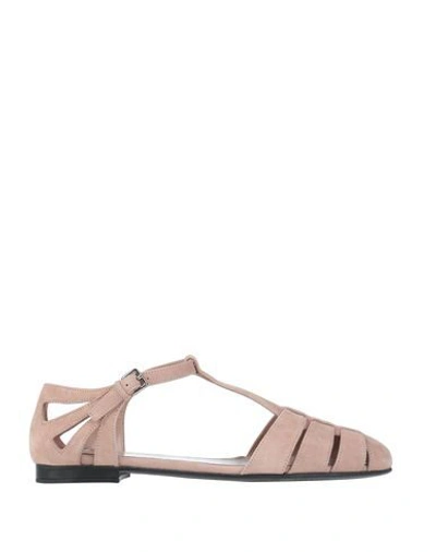 Church's Sandals In Pale Pink