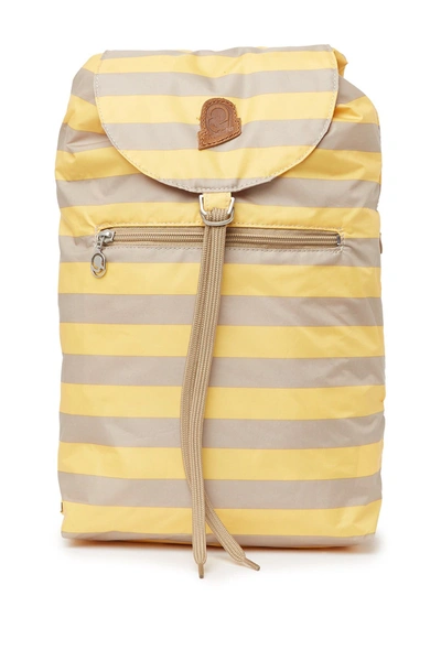 Invicta Stripe Minisac Heritage Backpack In Bg8 Yellow