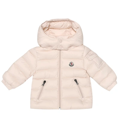 Moncler Baby Jules Quilted Down Coat In Pink