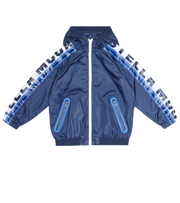 Stella Mccartney Kids' Technical Jacket In Blue | ModeSens