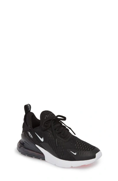 Nike Kids' Air Max 270 Sneaker In Black/white