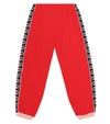 Gucci Kids' Little Boy's & Boy's Interlocking G-trim Jogging Pants In Red