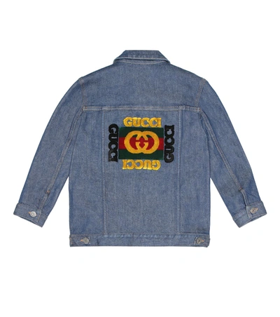 Gucci Kids' Denim Jacket In Blue