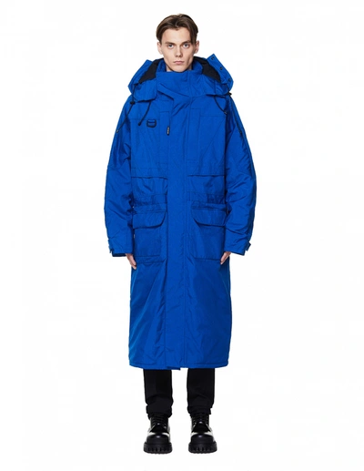 Balenciaga Blue Padded Parka