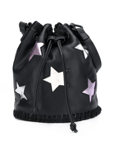 Stella Mccartney Kids' Embellished Bucket Bag In Black