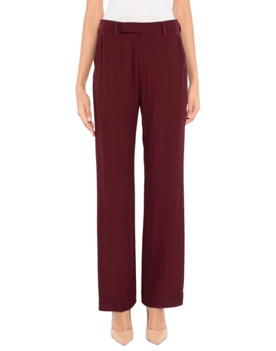Department Five Pants In Maroon