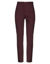 Patrizia Pepe Casual Pants In Maroon