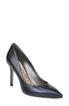 Sam Edelman Women's Hazel Pointed Toe High-heel Pumps In Deep Amethyst Leather