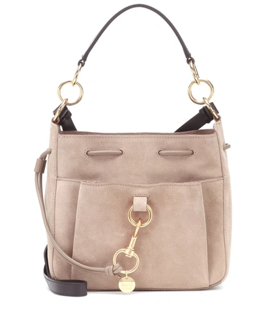 See By Chlo See By Chloe Tony Leather Suede Shoulder Bag In