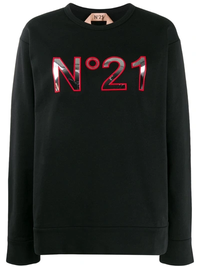 N°21 Logo Sweatshirt In Black