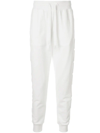 Dolce & Gabbana 3d Logo Track Trousers In White