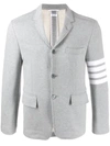 Thom Browne 4 Bar Unconstructed Suit Jacket In Light Grey